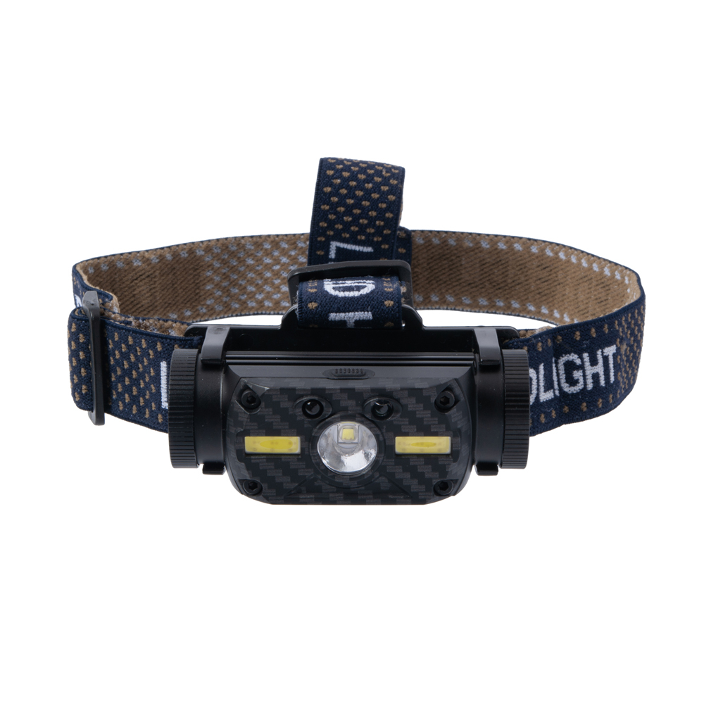 Wiederaufladbare LED Stirnlampe Wiederaufladbare LED Stirnlampe mit Akku & Handsensor – 800 Lumen - leistungsstark