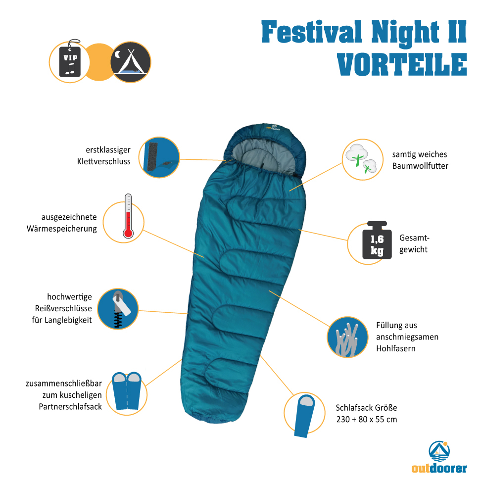 Camping Schlafsack Pine von Outwell