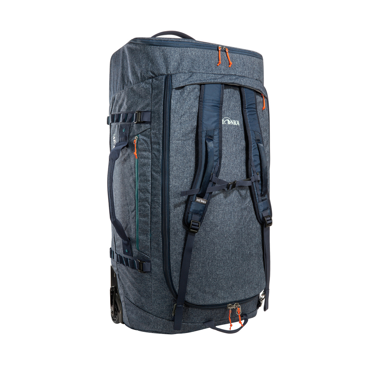 Kofferrucksack Duffle Roller Tatonka seitlich Reisetrolley Duffle Roller 140 Liter