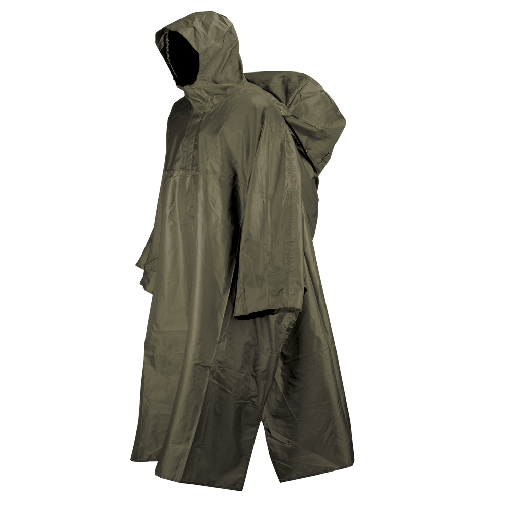 Ferrino Regenponcho zum Wandern mit Rucksackschutz bis 85 L