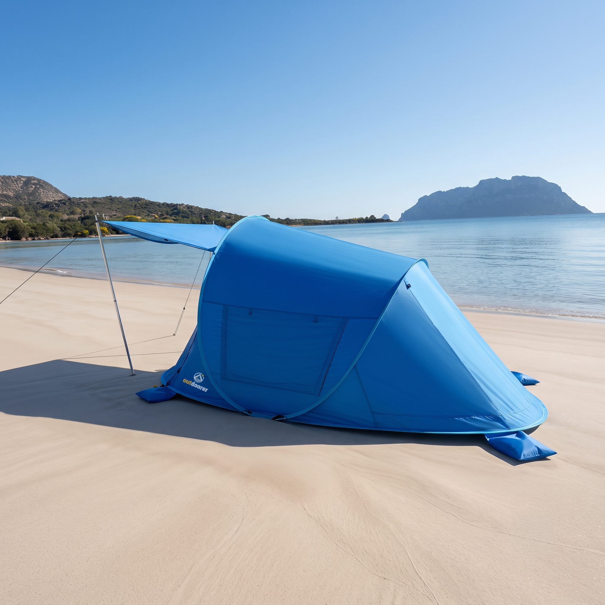 Beach Air Max - die verschließbare Strandmuschel mit Vordach