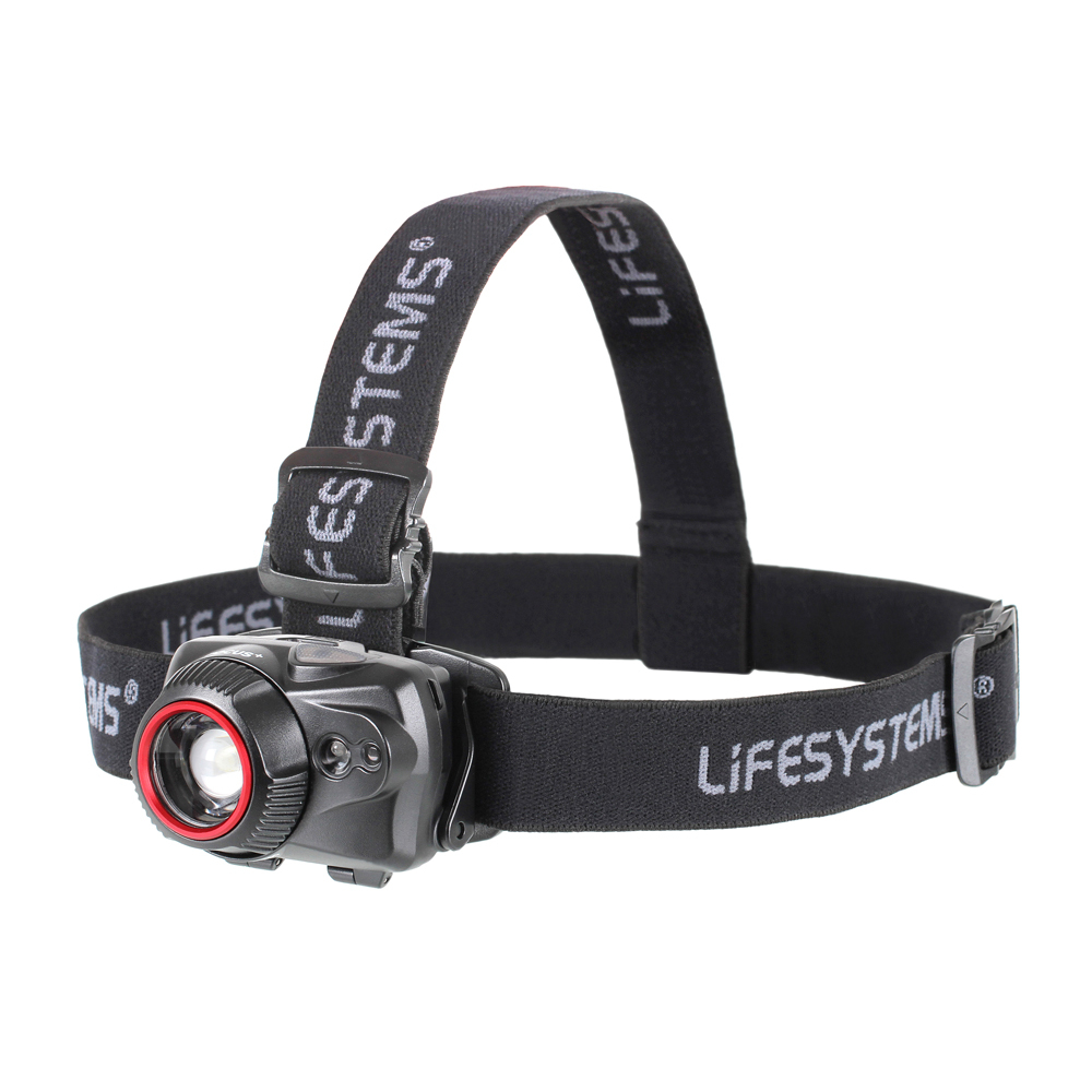 LED Stirnlampe wiederaufladbar Lifesystems Wiederaufladbare LED Stirnlampe – 500 Lumen