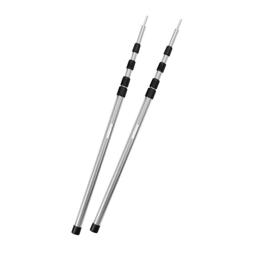 Teleskopstange 2 Teleskop Aufstellstangen aus Aluminium 59 - 188 cm