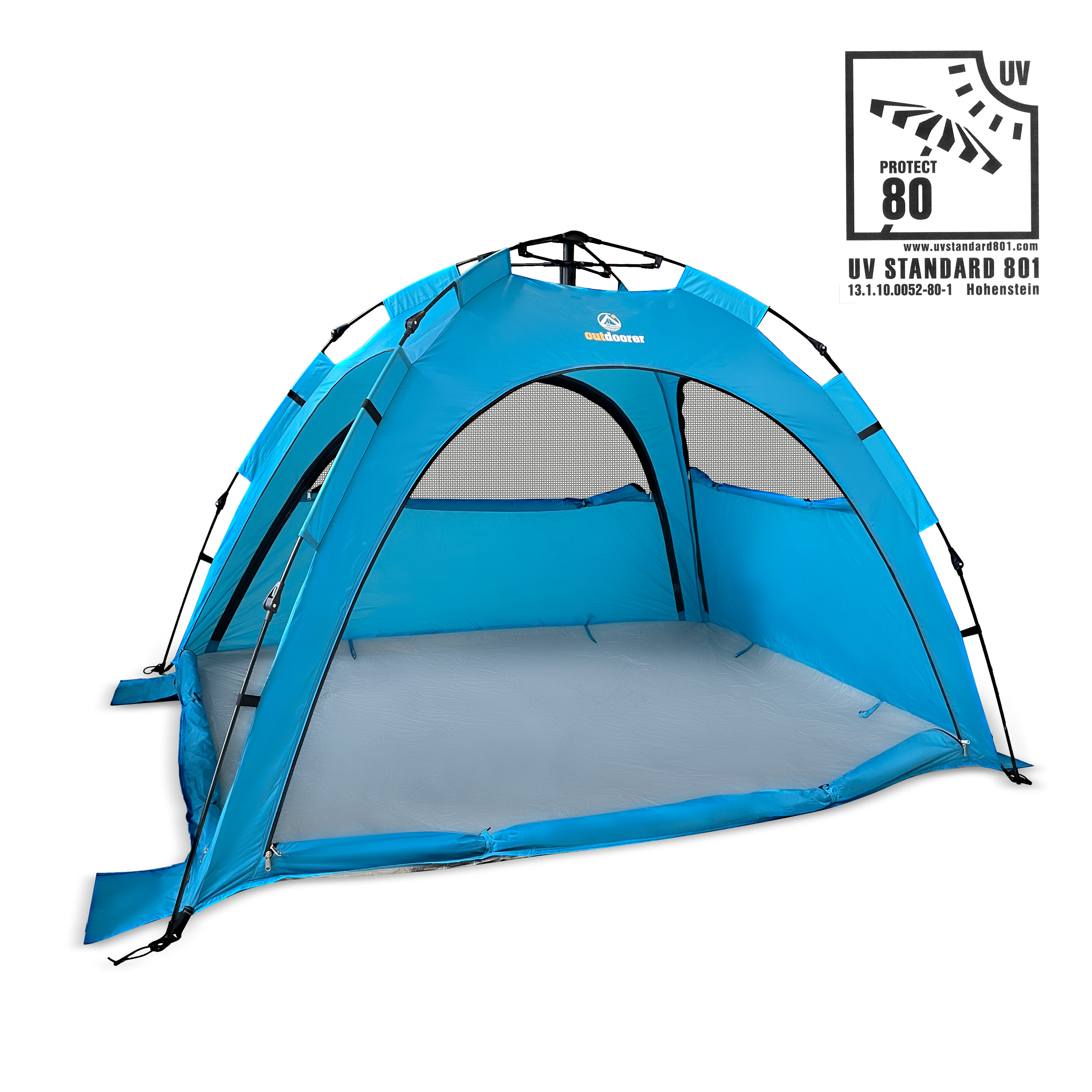 SunSnapper Air - XXL Automatik-Strandmuschel mit UV 80-Sonnenschutz