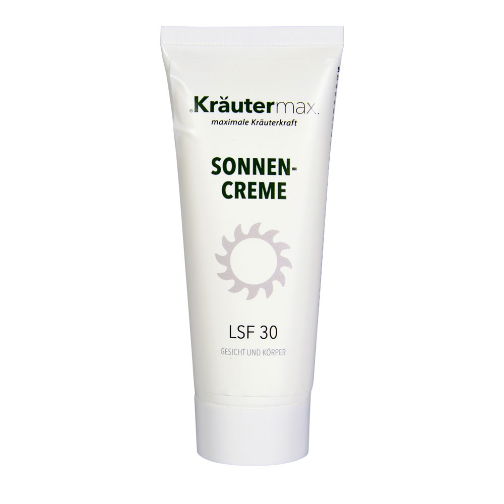Natürliche Sonnencreme 30 LSF von Kräutermax für Gesicht und Körper
