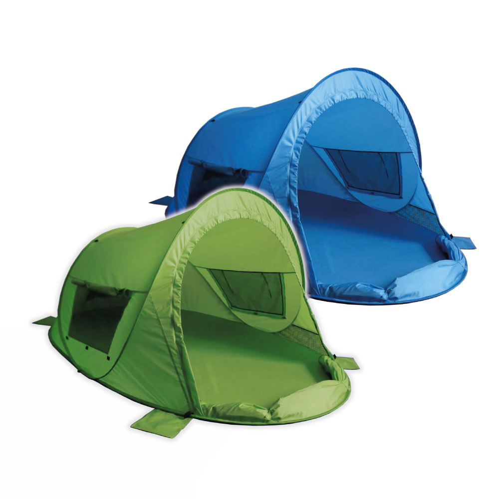 outdoorer Pop up Strandmuschel Zack Premium Family – mit verschließbarem Eingang