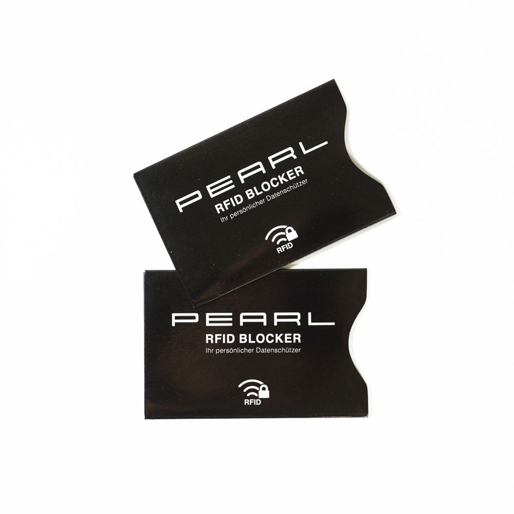 RFID Schutz 2er Set Pearl 2 Stück RFID Schutzhüllen für Kreditkarten