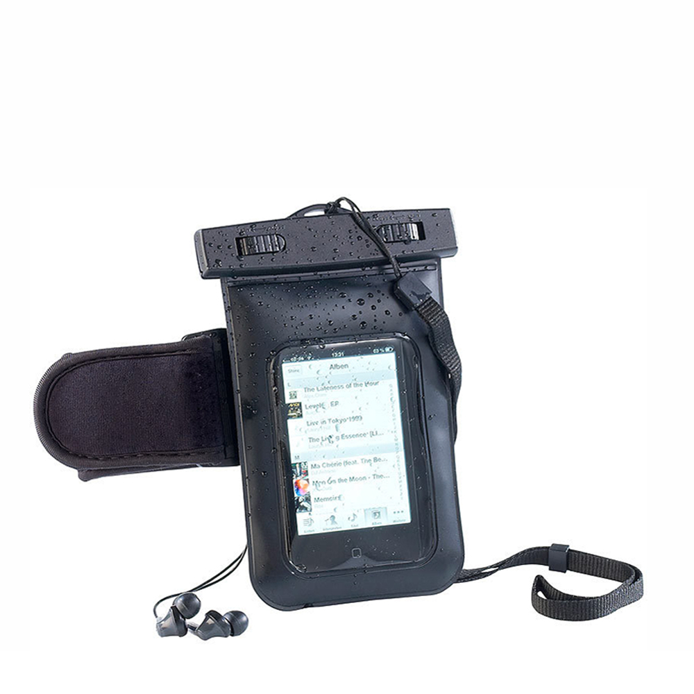 Handytasche für Sport mit Kopfhörer-Eingang – wasserdichte Handyhülle für Unterwasserfotos