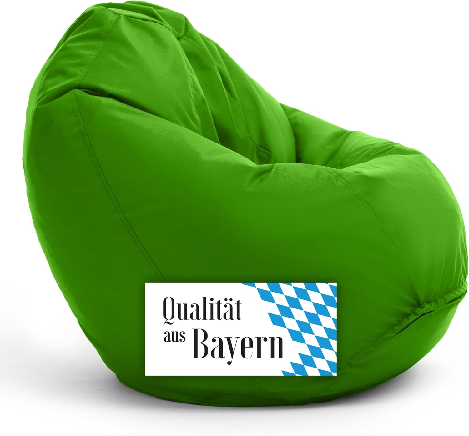Bruni Classico Sitzsack L in Grün - Indoor- und Outdoor-Bean Bag, in Deutschland gefertigt